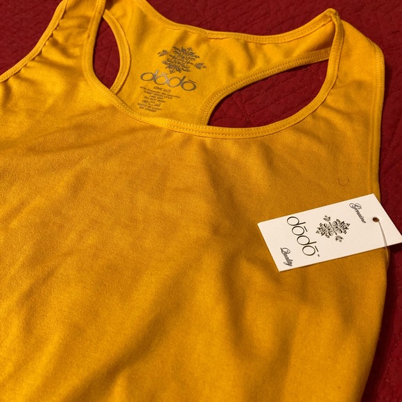 DODO -TANK TOP JUMPSUIT-SLEEVELESS MUSTARD os - Picture 2 of 7